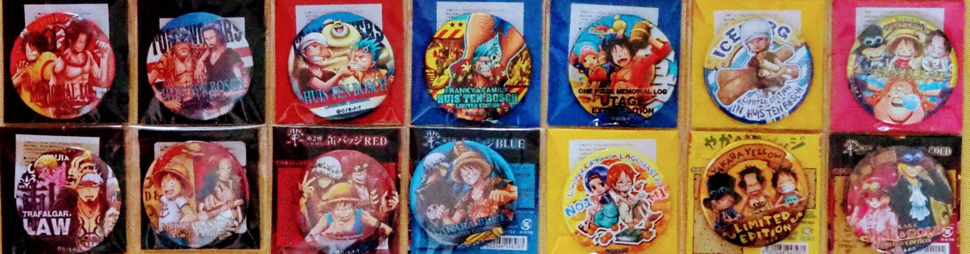 ONE PIECE』総勢28キャラが20周年限定衣装で缶バッジセットに 
