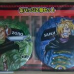 麦わらストア 2個セット缶バッジ