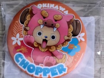 麦わらストア沖縄チョッパー缶バッジ