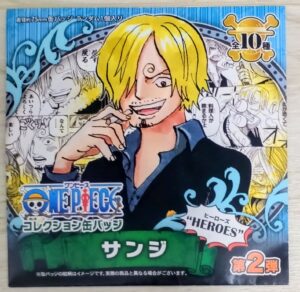 コレクション缶バッジ HEROES サンジ第2弾