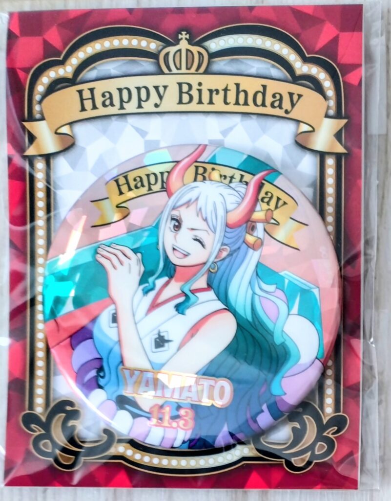 麦ストバースデー缶バッジ2024年11月