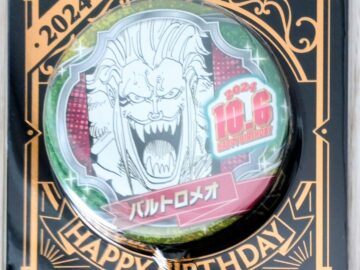 ジャンショバースデー缶バッジ2024年10月