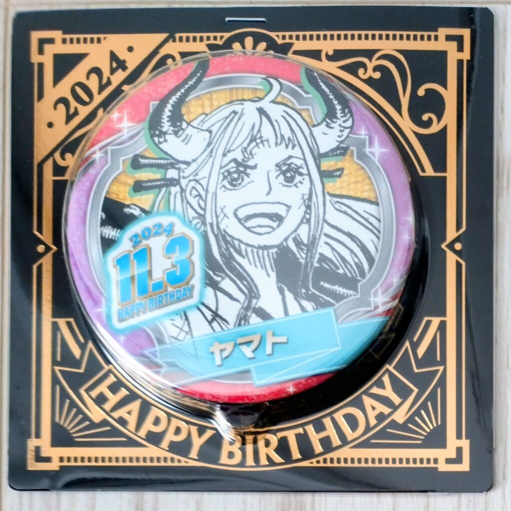 ジャンショバースデー缶バッジ2024年11月