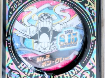 ジャンショバースデー缶バッジ2025年8月