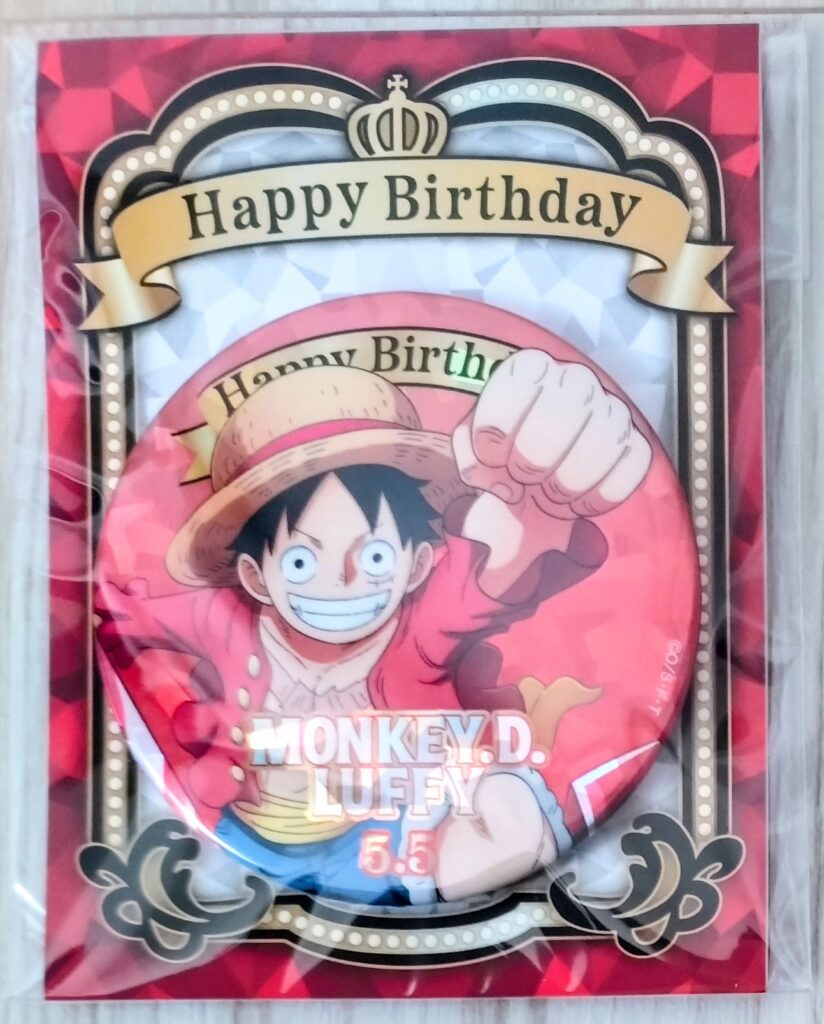 麦ストバースデー缶バッジ2025年5月