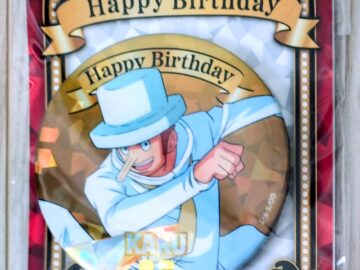 麦ストバースデー缶バッジ2025年8月