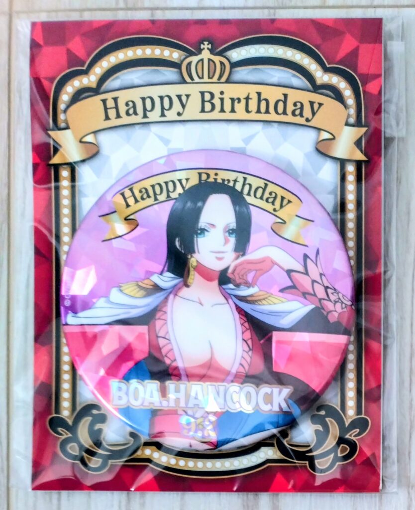 麦ストバースデー缶バッジ2025年9月