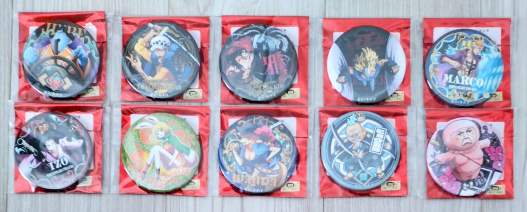 輩缶バッジ第22弾ワノ国弐