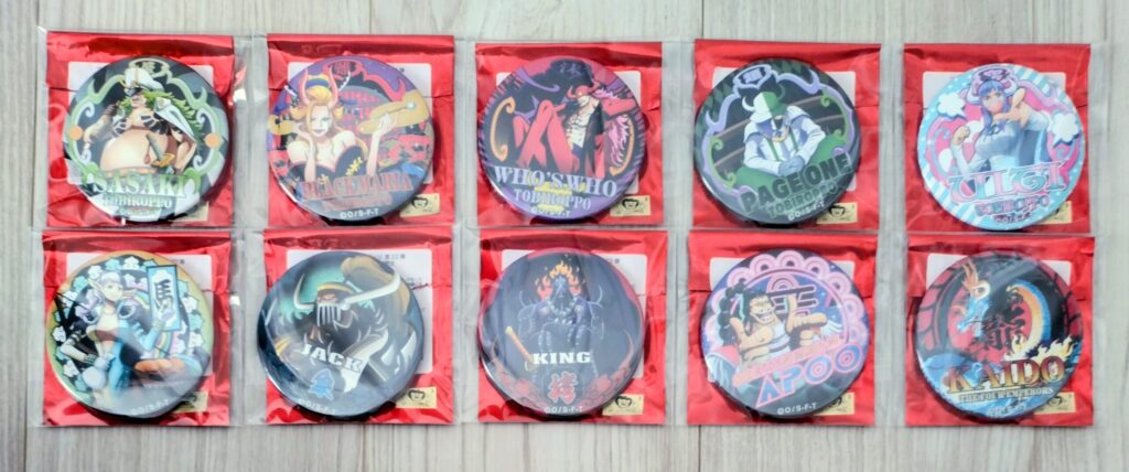 輩缶バッジ第22弾ワノ国弐