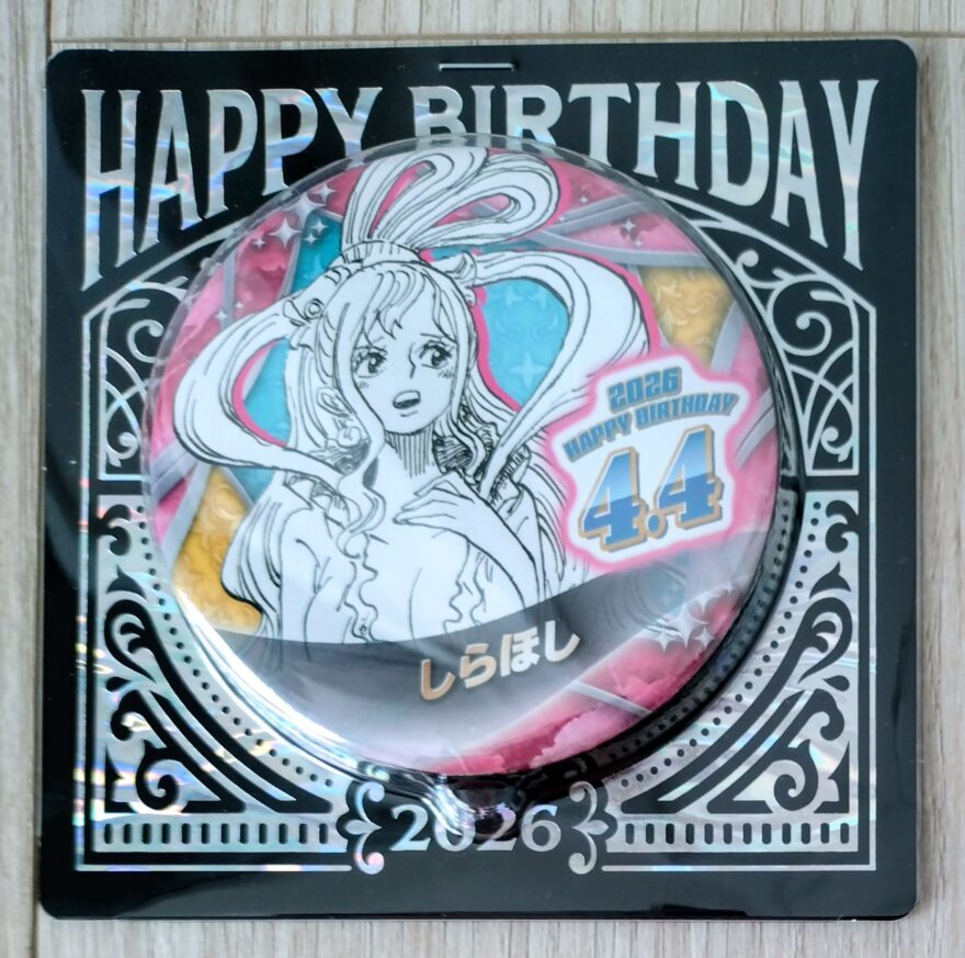 ジャンショバースデー缶バッジ2026年4月