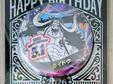 ジャンショバースデー缶バッジ2026年5月