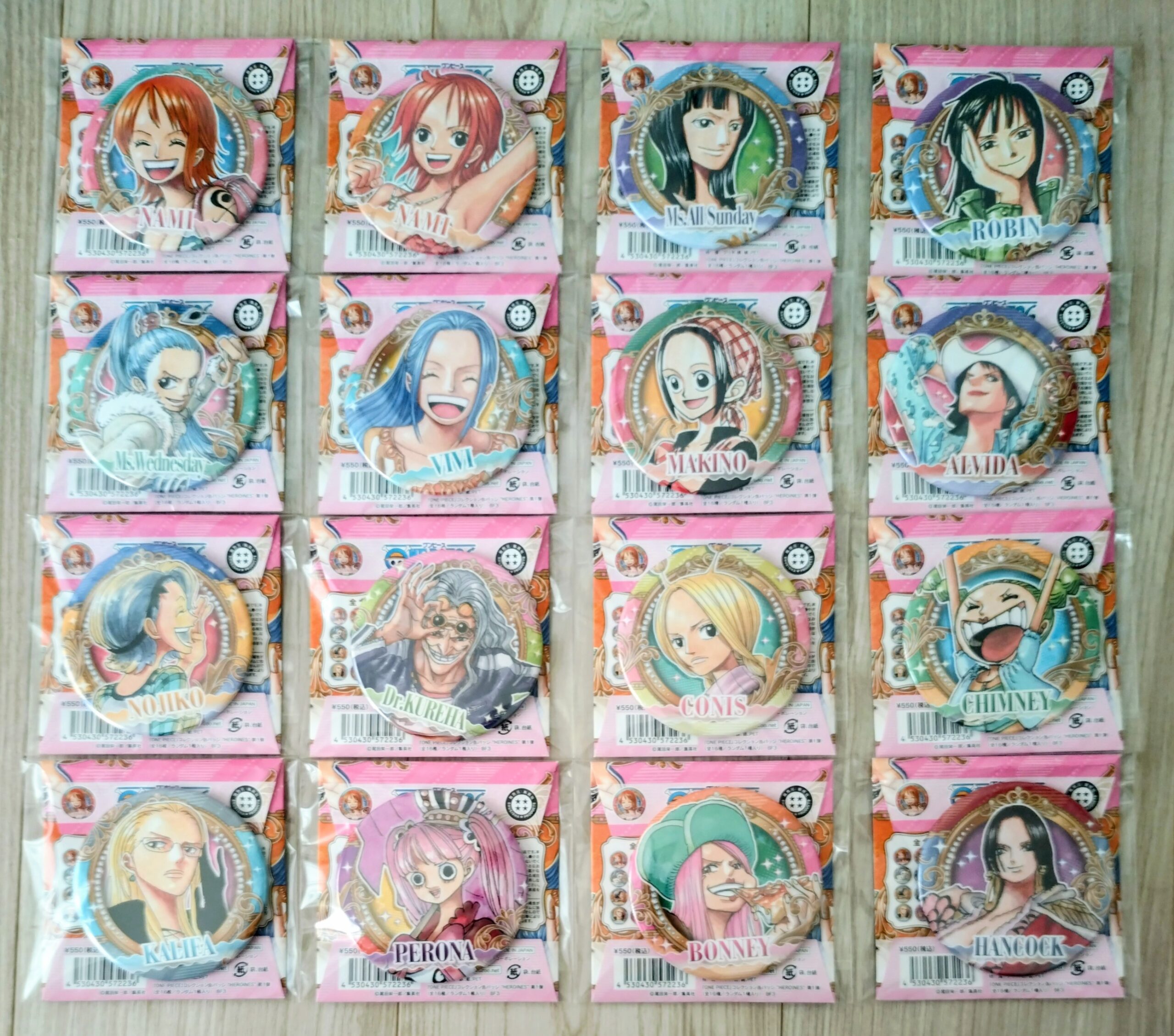 コレクション缶バッジ HEROINES 第1弾