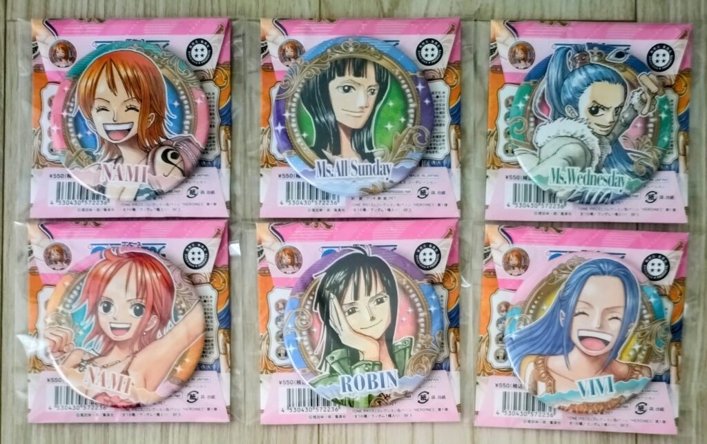 コレクション缶バッジ HEROINES 第1弾