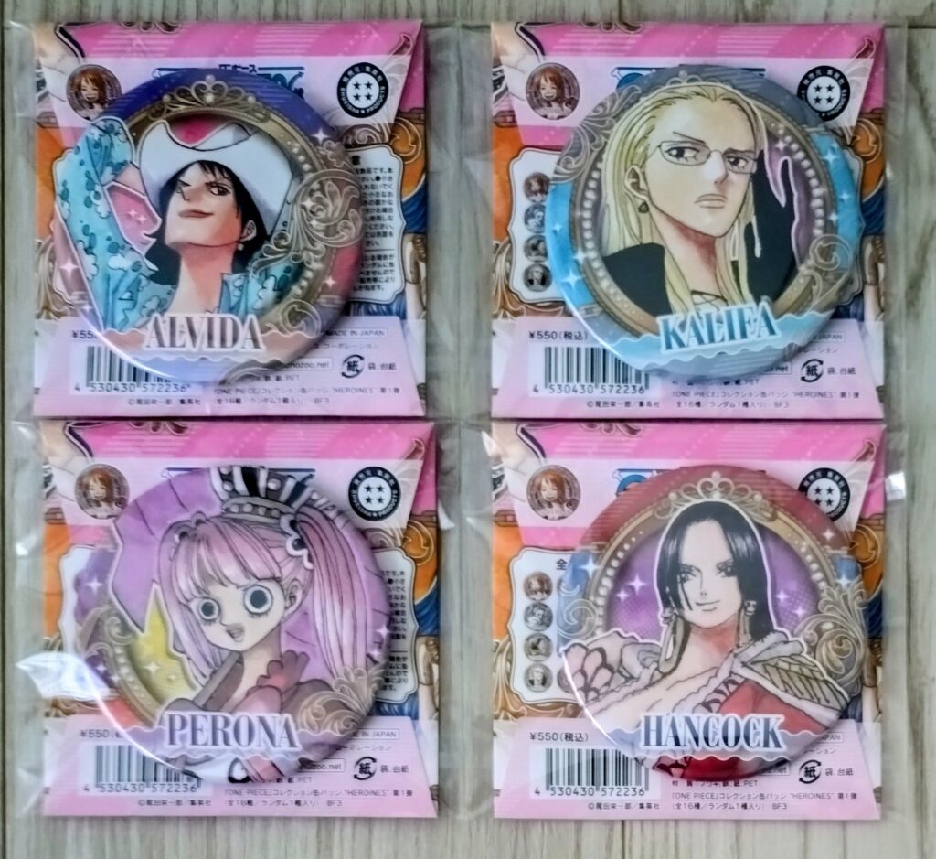 コレクション缶バッジ HEROINES 第1弾